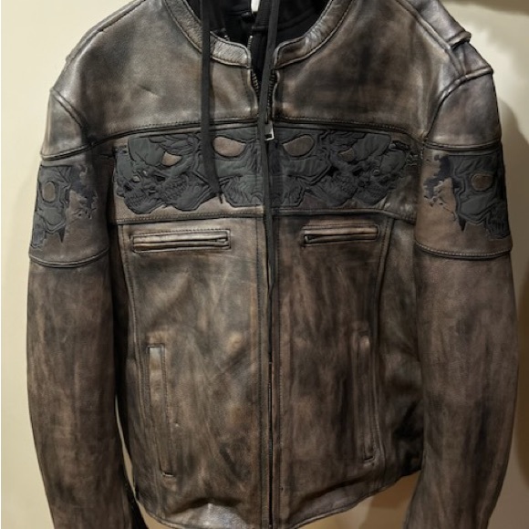 XL LAMBSKIN BIKE JACKET - Picture 2 of 8